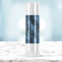 ヴィンテージスタイルリップバーム管ラベル – ブルーフォイル スクエアシール