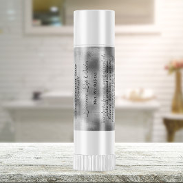 ヴィンテージスタイルリップバーム管織銀箔 スクエアシール