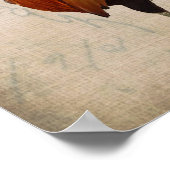 ヴィンテージスタイルルースターデザインポスター ポスター (角)