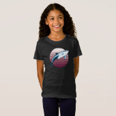 ヴィンテージスタイルレトロイルカ Tシャツ (正面フル)