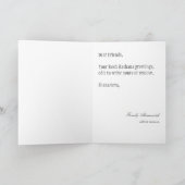 ヴィンテージスタイルロシュハシャナシャナトヴァポメグラナート ノートカード (内部)