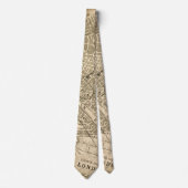 ヴィンテージスタイルロンドン通りマップネックタイ ネクタイ (正面)