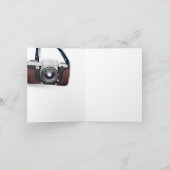ヴィンテージスタイルヴィンテージカメラ ノートカード (内部)