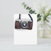 ヴィンテージスタイルヴィンテージカメラ ポストカード (スタンド正面)