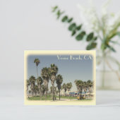 ヴィンテージスタイルヴェネツィアビーチはがき！ ポストカード (スタンド正面)