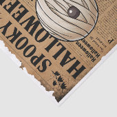 ヴィンテージスタイル不気味ハロウィーン新聞ママ 薄葉紙 (詳細)