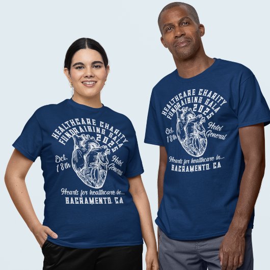 ヴィンテージスタイル健康慈善募金会Tシャツ Tシャツ