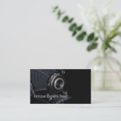 ヴィンテージスタイル写真名刺 名刺 (スタンド正面)