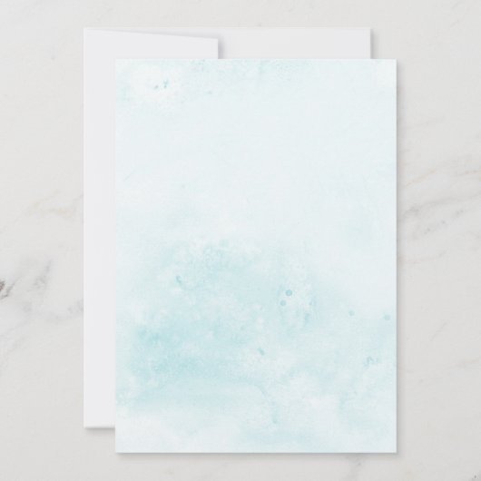 ヴィンテージスタイル冬のクリスマスパーティー 招待状 (裏面)