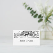 ヴィンテージスタイル化ポロマッチスケッチ#3ブラックNF 名刺 (スタンド正面)