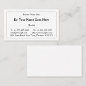 ヴィンテージスタイル医療プロフェッショナル 名刺 (正面/裏面)