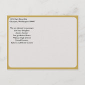 ヴィンテージスタイル卒業フォトカード 案内ポストカード (裏面)