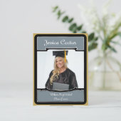 ヴィンテージスタイル卒業フォトカード 案内ポストカード (スタンド正面)