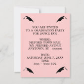 ヴィンテージスタイル卒業招待状~EZ2カスタマイズ 招待状 (裏面)