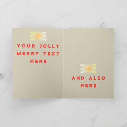 ヴィンテージスタイル天文学者クリスマス望遠鏡の空 ノートカード (内部)