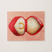 ヴィンテージスタイル婚約リングや輪ジグソーパズル ジグソーパズル (横)