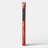 ヴィンテージスタイル愛国ストライプ電話ケース Case-Mate iPhoneケース (裏面 / 左)