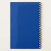 ヴィンテージスタイル抽象芸術アジアの女の子と花 プランナー手帳 (裏面)