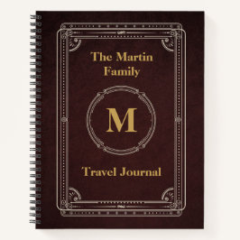 ヴィンテージスタイル旅行誌 ノートブック