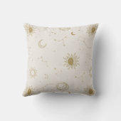 ヴィンテージスタイル星座パターン クッション (裏面)