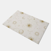 ヴィンテージスタイル星座パターン ドアマット (アングル)