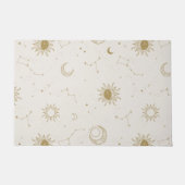 ヴィンテージスタイル星座パターン ドアマット (正面)