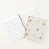 ヴィンテージスタイル星座パターン ノートブック (内部)