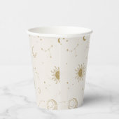 ヴィンテージスタイル星座パターン 紙コップ (右)