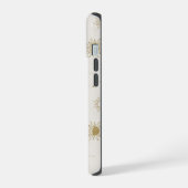 ヴィンテージスタイル星座パターン iPhone 15ケース (左側面)
