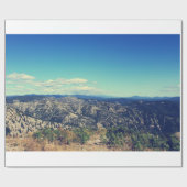 ヴィンテージスタイル景観写真 ラッピングペーパー (フラット)