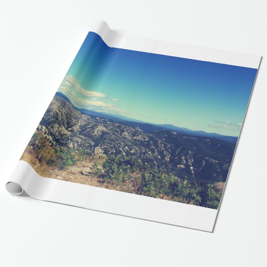 ヴィンテージスタイル景観写真 ラッピングペーパー (アンロールド)