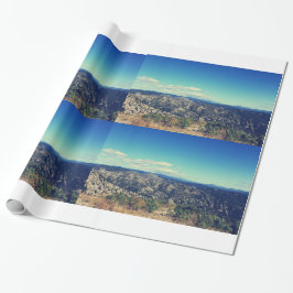 ヴィンテージスタイル景観写真 ラッピングペーパー