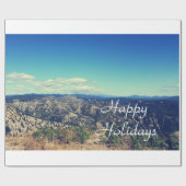 ヴィンテージスタイル景観写真 ラッピングペーパー (フラット)