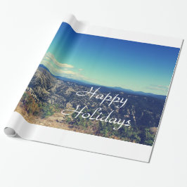 ヴィンテージスタイル景観写真 ラッピングペーパー