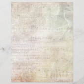 ヴィンテージスタイル楽譜 (裏面)