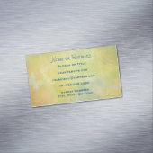 ヴィンテージスタイル水の色の背景 マグネット名刺 (インサイチュ)