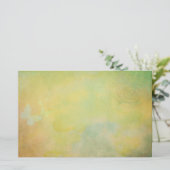 ヴィンテージスタイル水の色の背景 便箋 (スタンド正面)