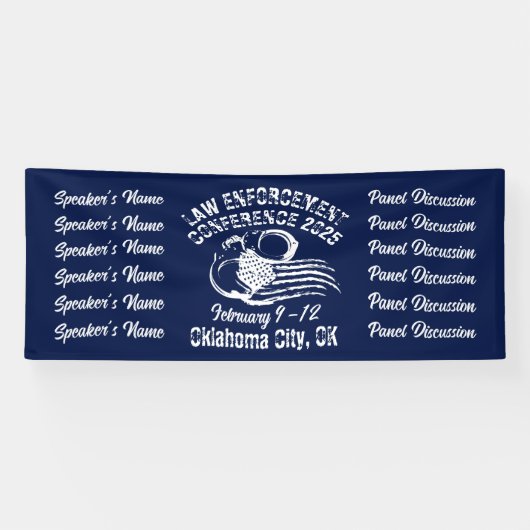 ヴィンテージスタイル法執行会議 横断幕 (横)