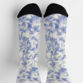 ヴィンテージスタイル熱狂する柄ソックス ソックス (上部)
