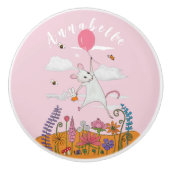 ヴィンテージスタイル用バルーン付きベビー セラミックノブ (正面)