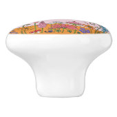 ヴィンテージスタイル用バルーン付きベビー セラミックノブ (側面)