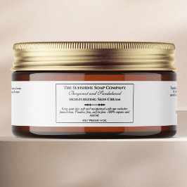 ヴィンテージスタイル白化粧品瓶ラベル ラップアラウンドラベル