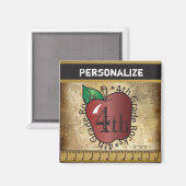 ヴィンテージスタイル第4級先生磁石 マグネット (正面/裏面)