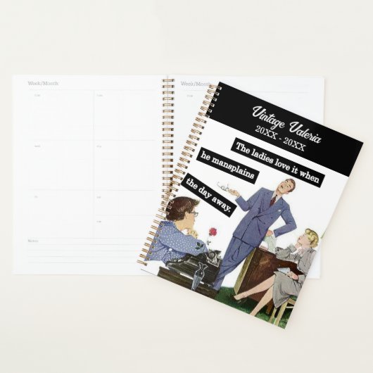 ヴィンテージスタイル管理ボスのアシスタント プランナー手帳 (ディスプレー)