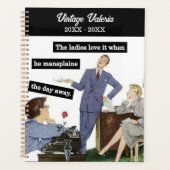 ヴィンテージスタイル管理ボスのアシスタント プランナー手帳 (正面)