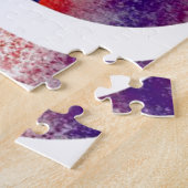 ヴィンテージスタイル米国国旗 ジグソーパズル (側面)