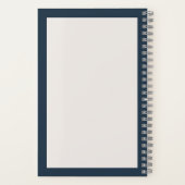 ヴィンテージスタイル素晴らしブルーヘロン縁どwith  ノートブック (裏面)