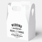 ヴィンテージスタイル結婚サバイバルキット フェイバーボックス (オープン)