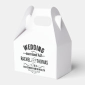 ヴィンテージスタイル結婚サバイバルキット フェイバーボックス (正面サイド)