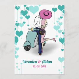 ヴィンテージスタイル結婚式招待状 招待状